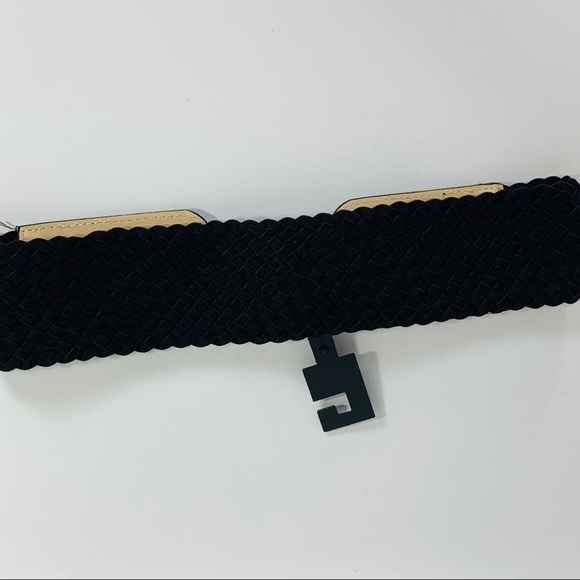 Apt. 9 Black Elastic Woven Belt S/M - Picture 6 of 10